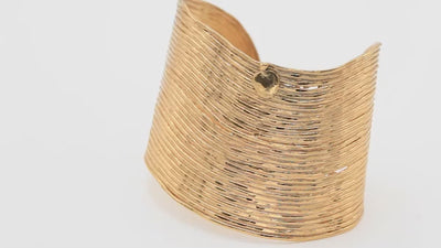 wave gold bracelet