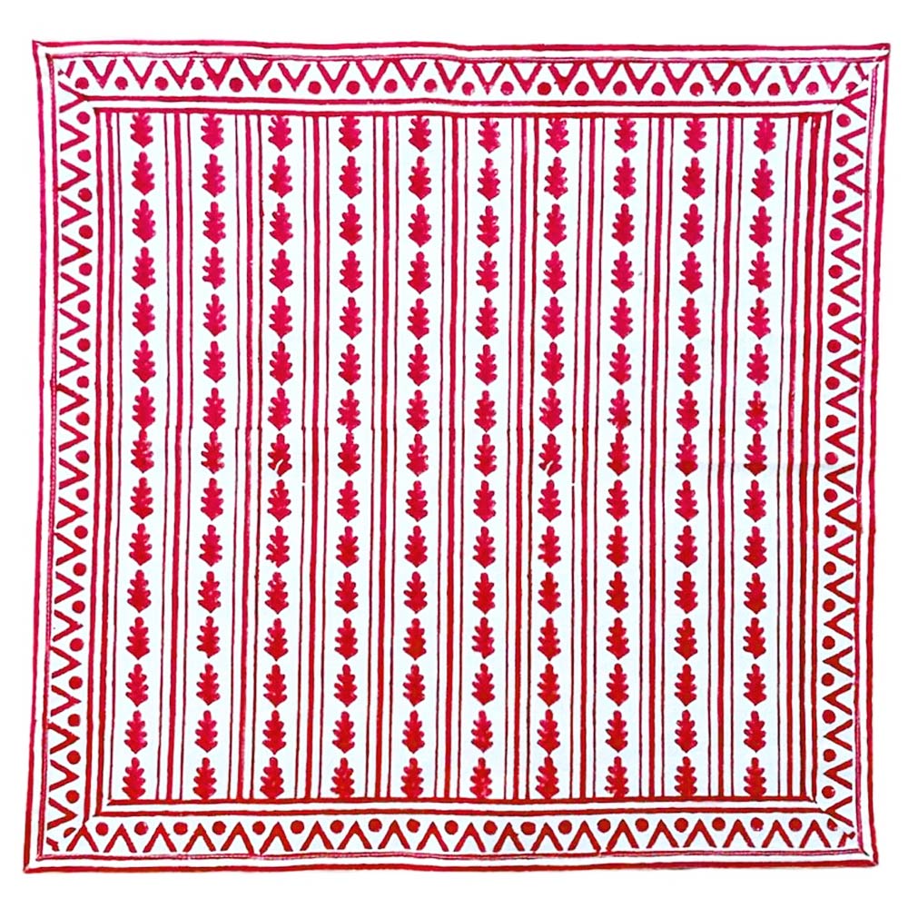Red Stripe Cotton Napkin