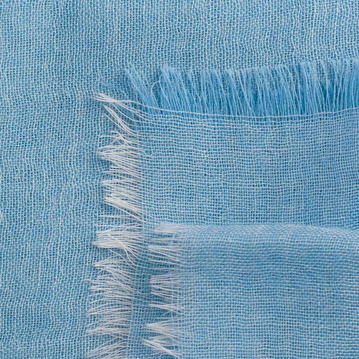 Sky Blue Cashmere Scarf