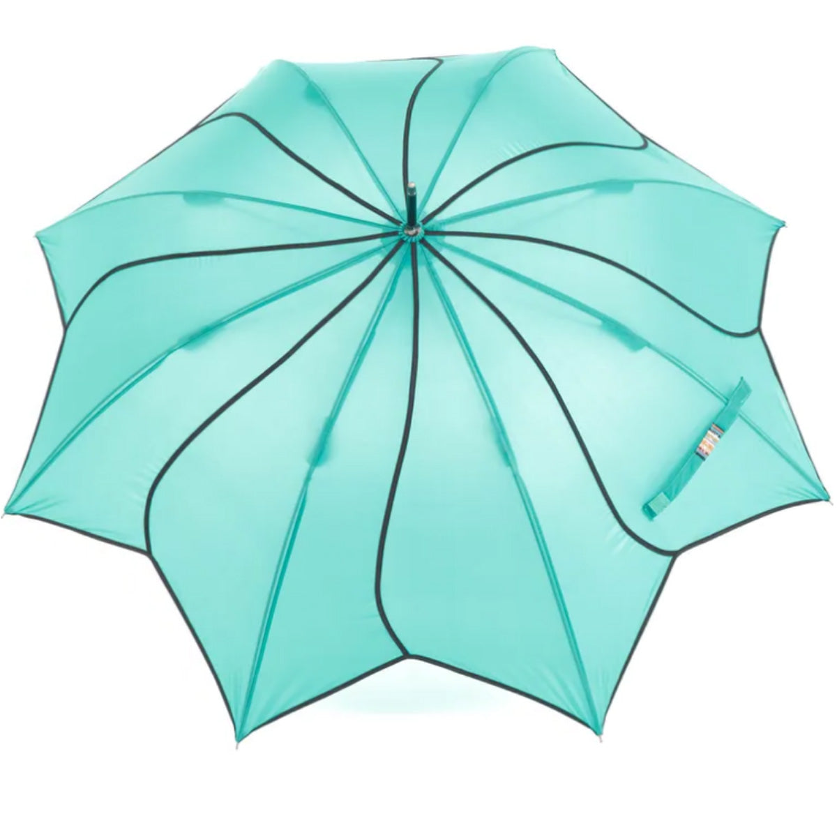Teal Swirl Umbrella