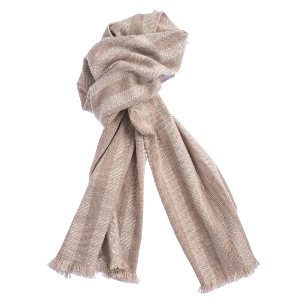 Taupe Tember Cashmere Scarf