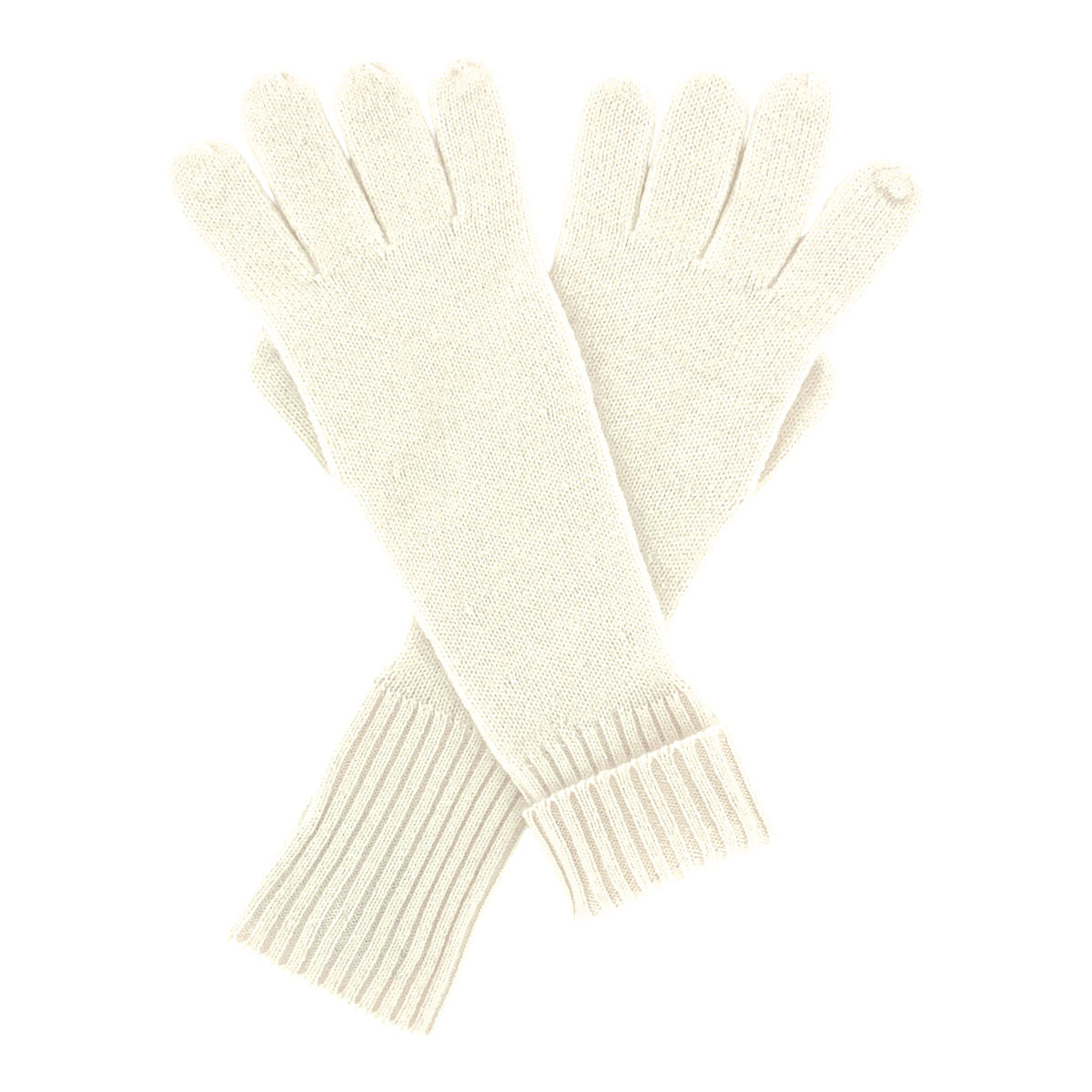 White Cashmere Gloves