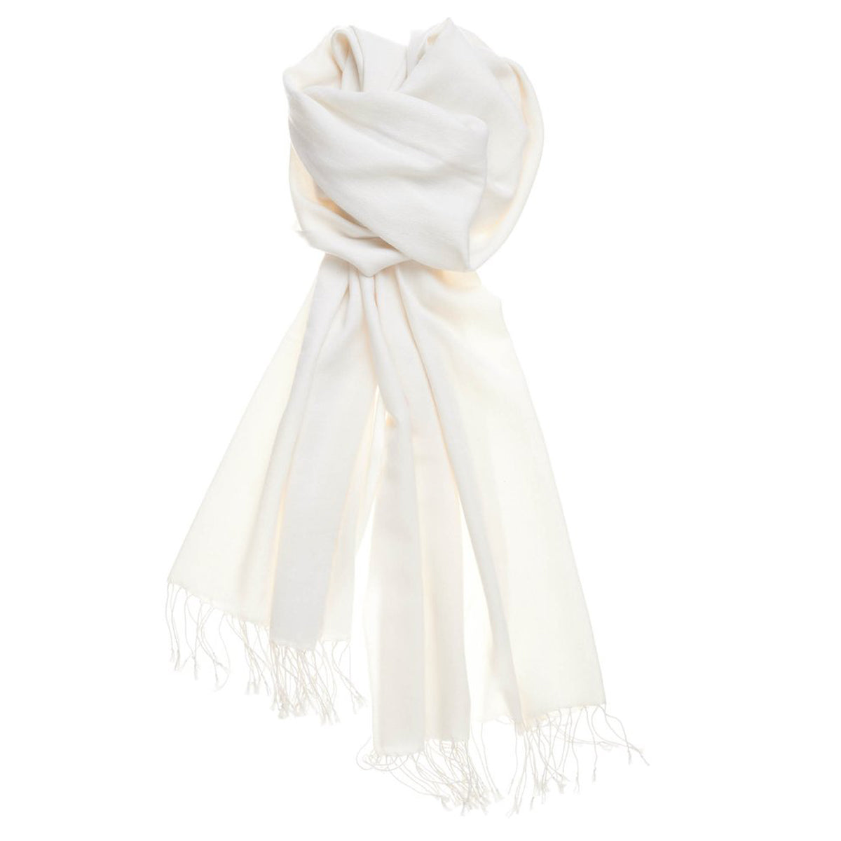 White Pashmina Scarf