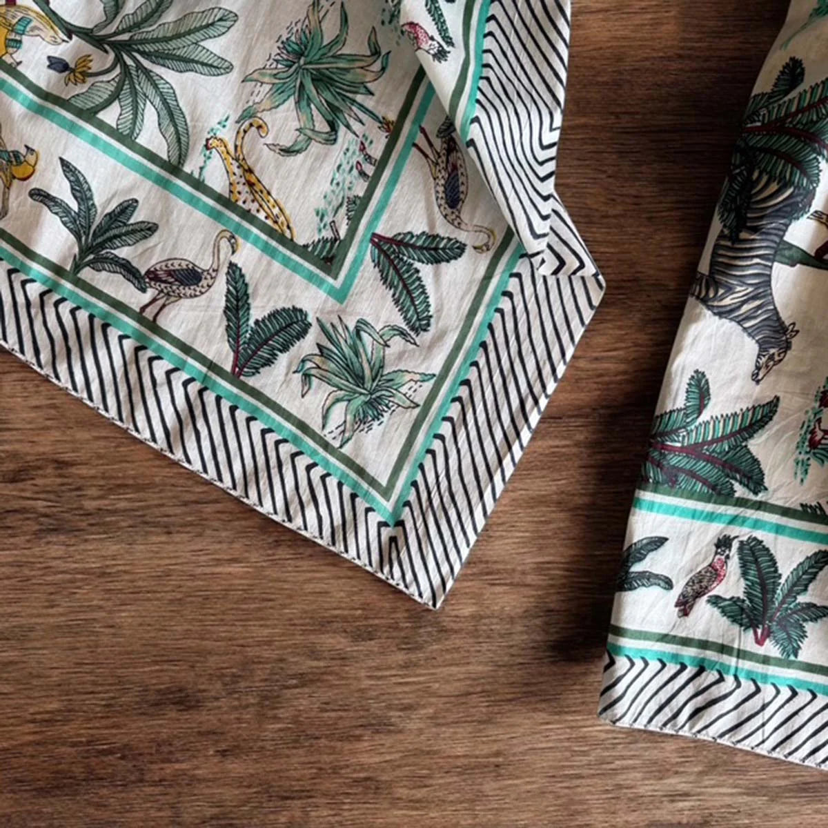 White Wild Pure Cotton Scarf