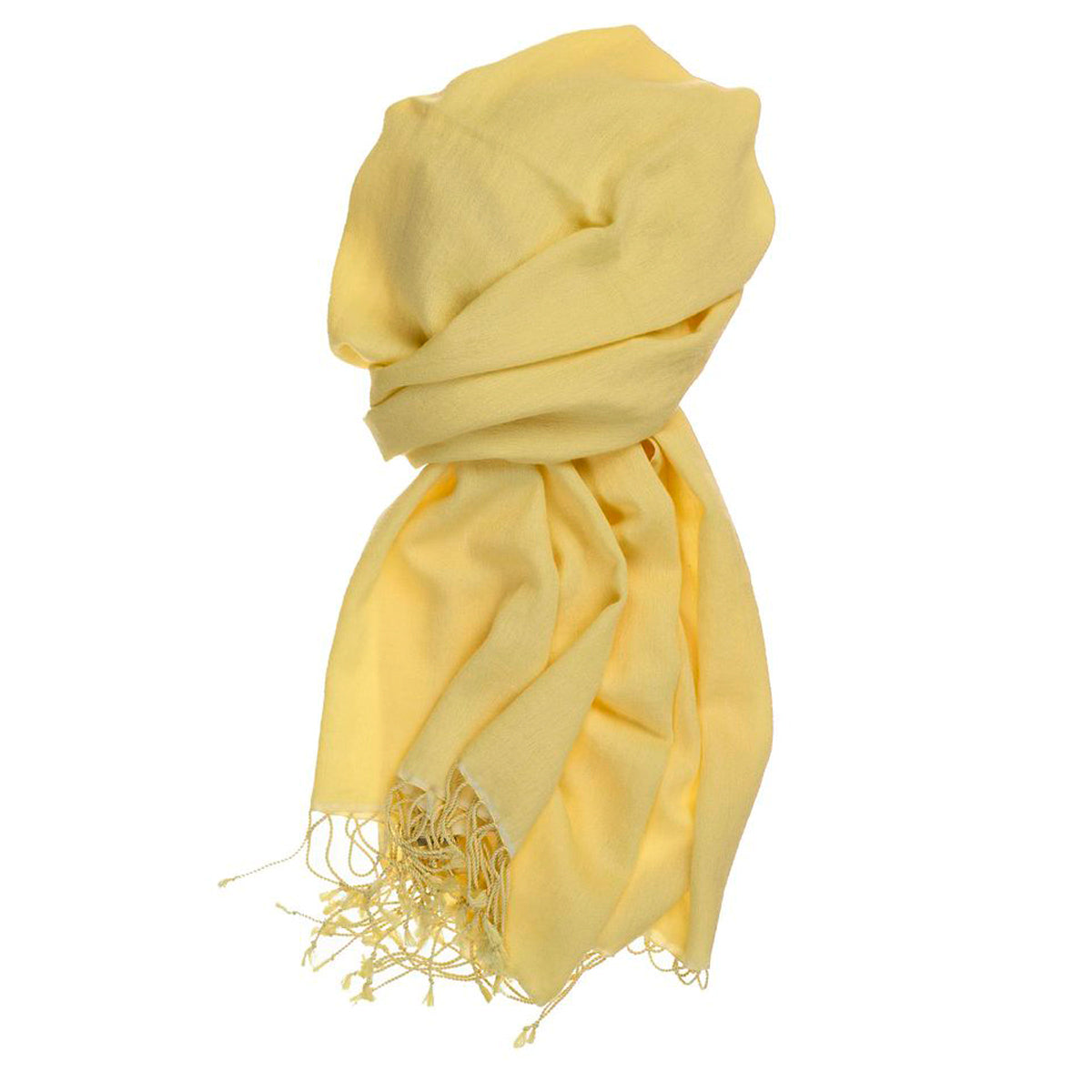 Soft Yellow Pashmina Scarf  